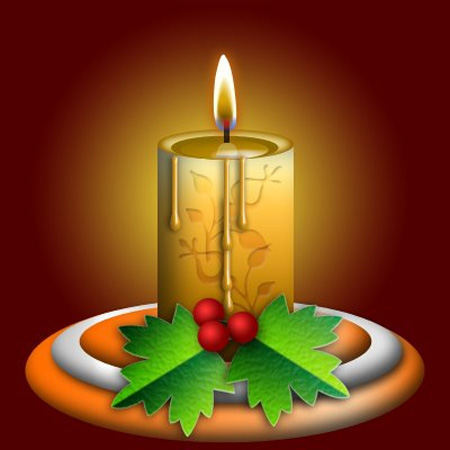 Christmas-Candle-Photoshop-Tutorial