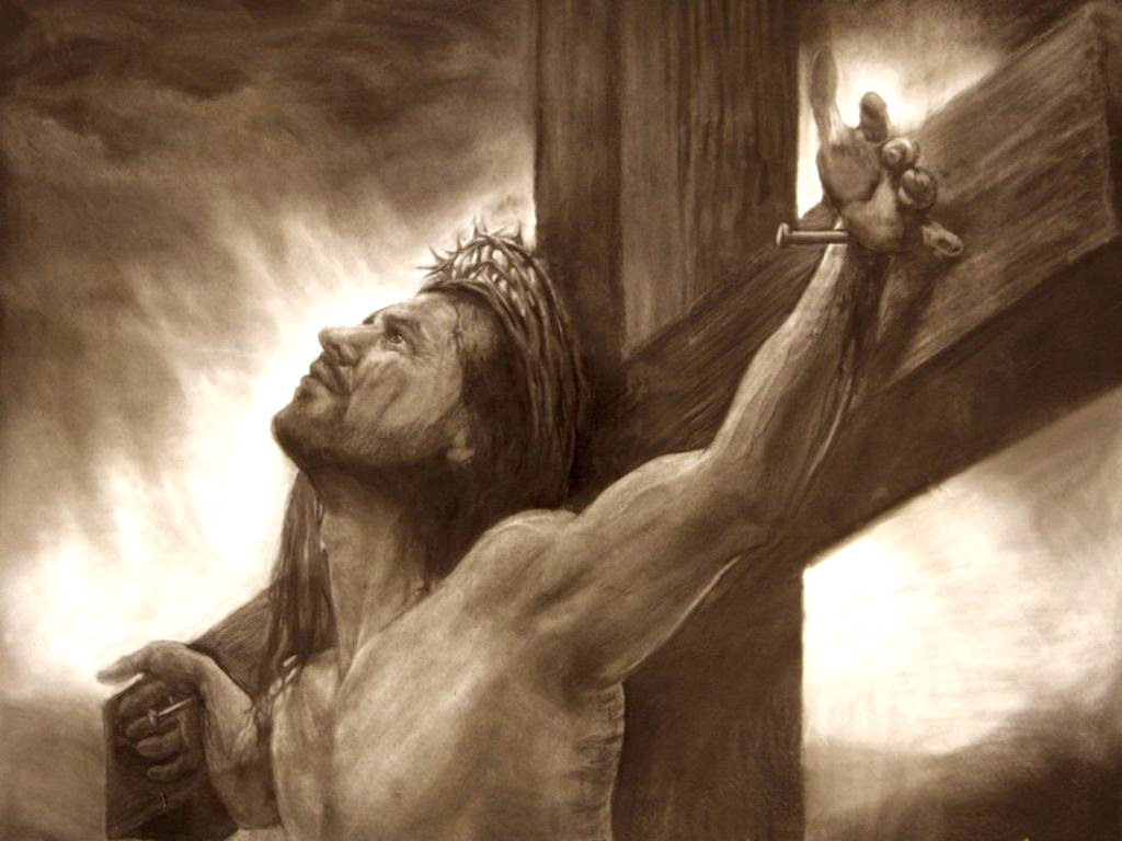 Jesus on the cross for us
