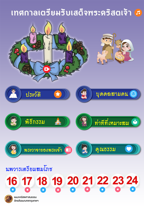 เทศกาลเตรียมรับเสด็จพระคริสตเจ้า re